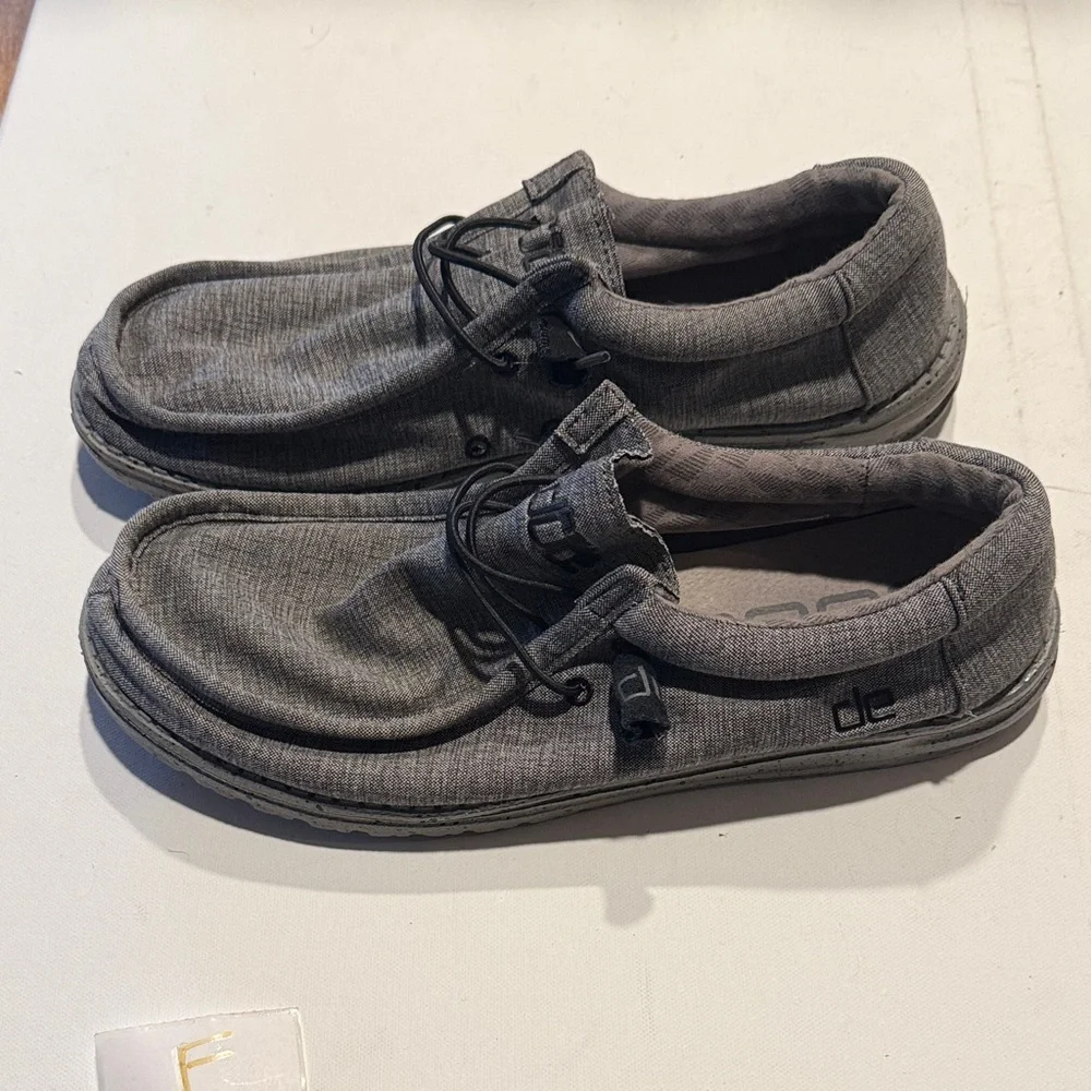 Hey Dude Men's Charcoal Slip-On Loafers